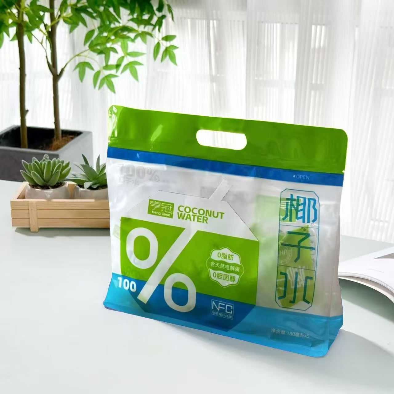 亨冠纯椰子水180ml*5包袋