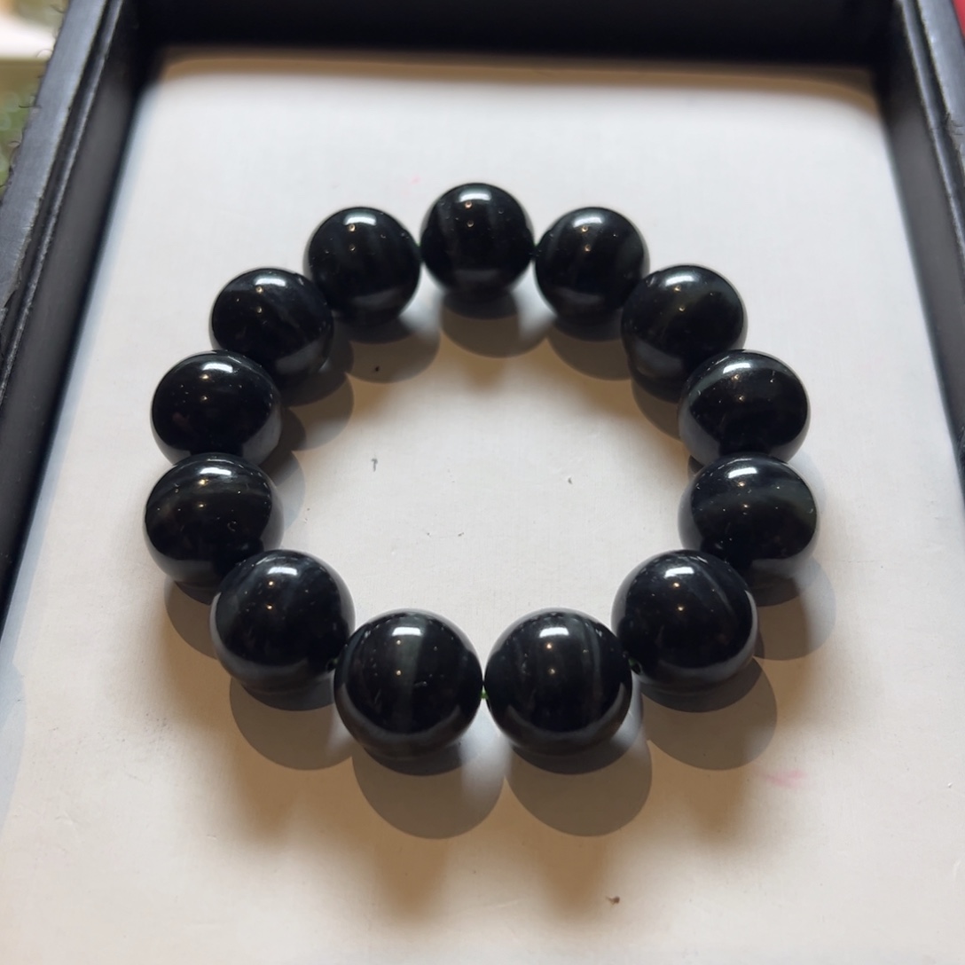 和田玉手串未镶嵌齐*子