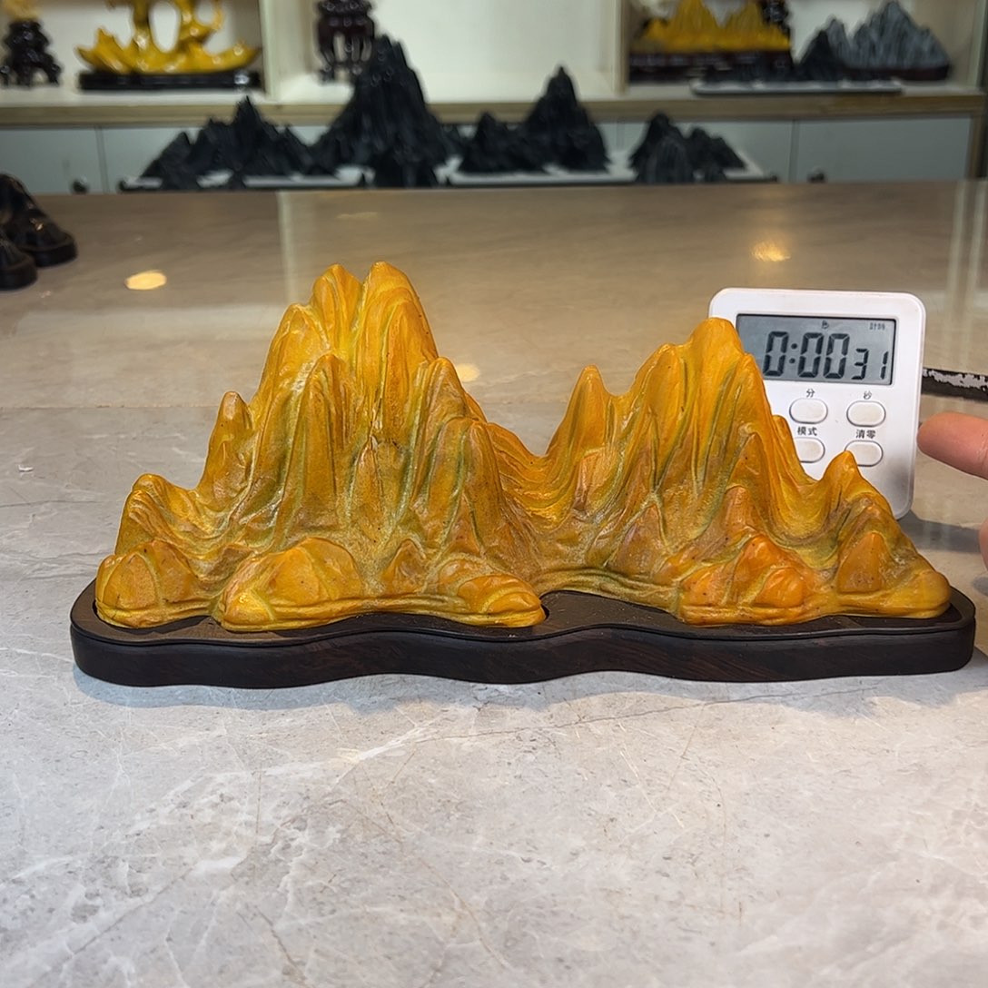 夜***衣灵璧奇石博览会摆件