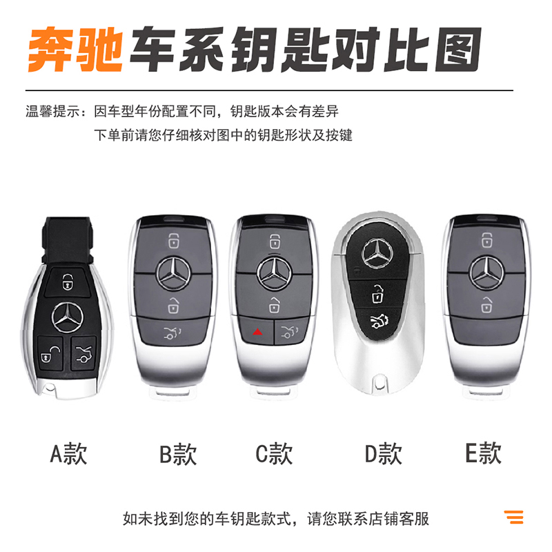 新款适用奔驰全系钥匙套