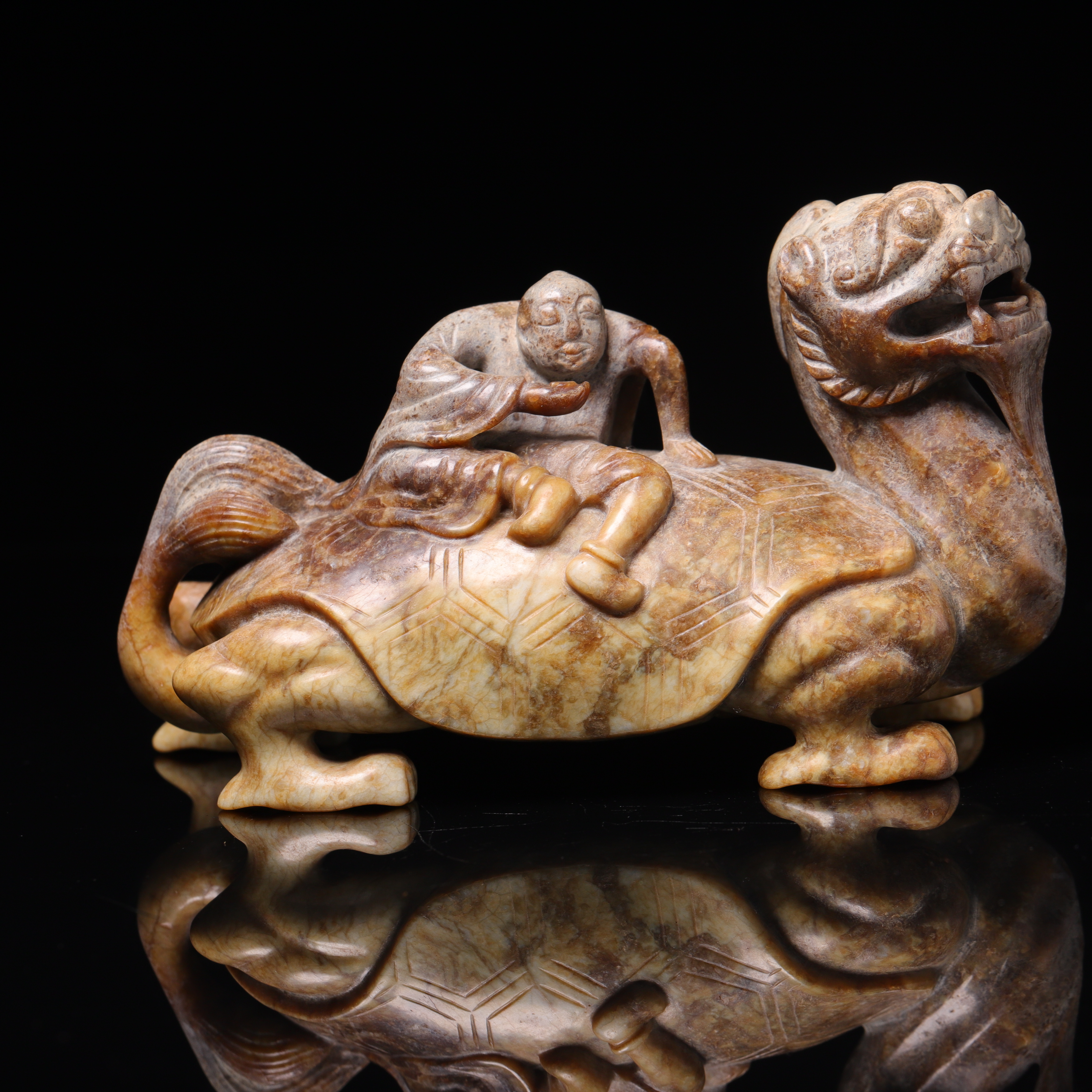 1962明代和田玉佛造像2221