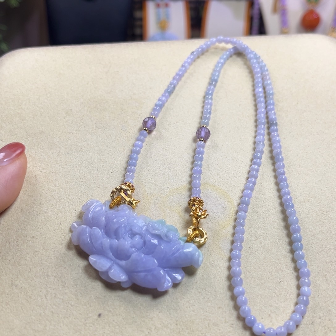 翡翠未镶嵌颈饰天然翡翠