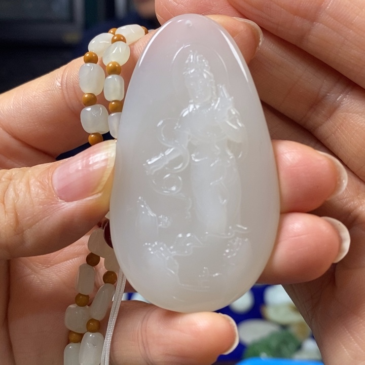 和田玉挂件未镶嵌灏*