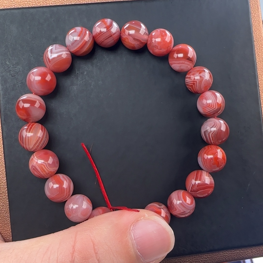 南红玛瑙未镶嵌手链