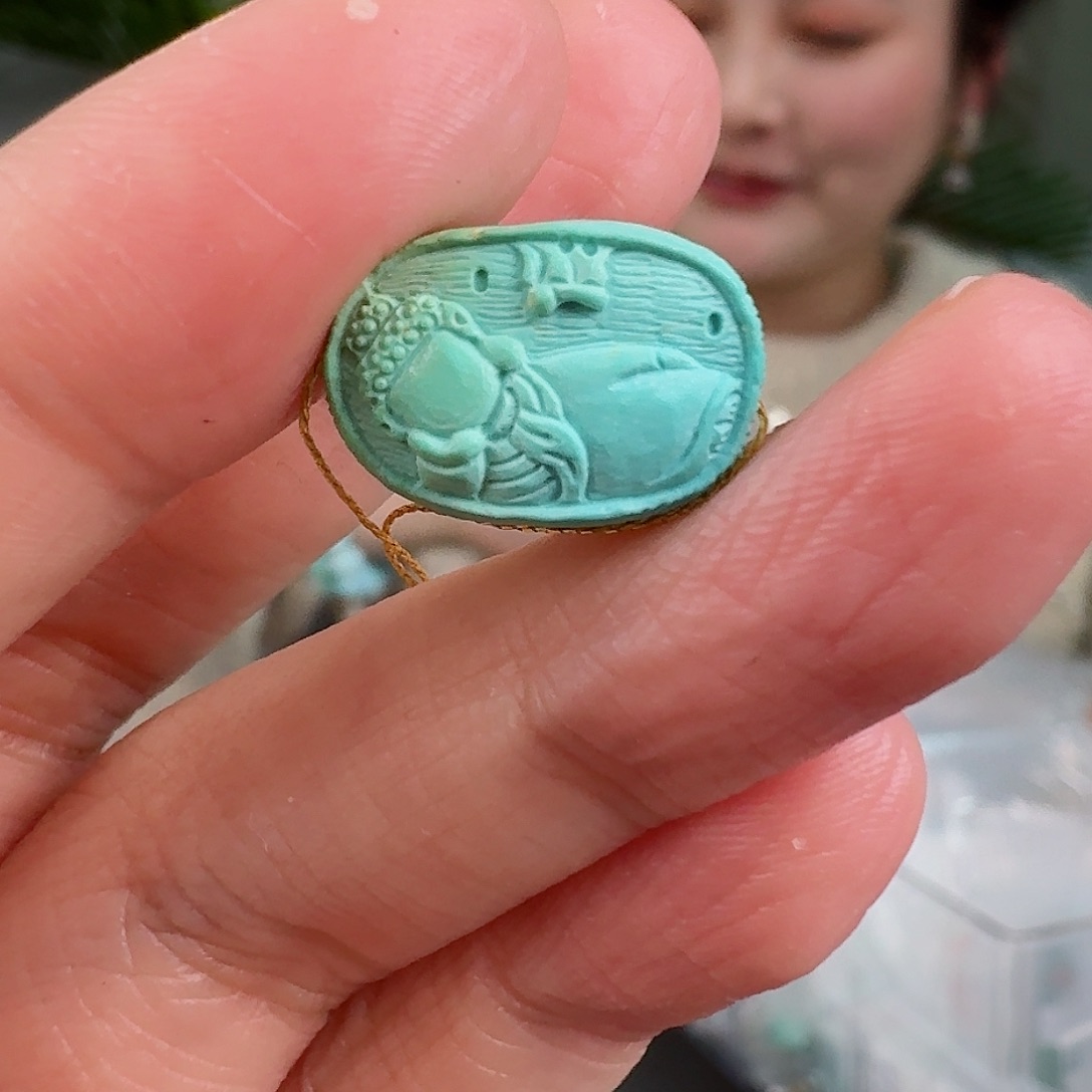 绿松石珠宝奇石未镶嵌