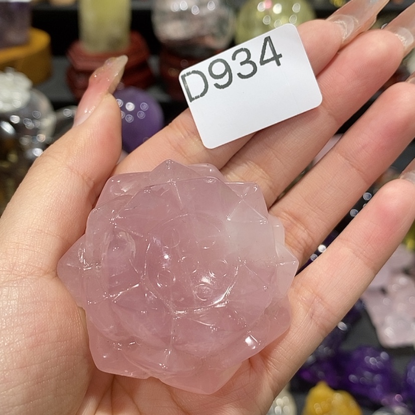 【闪购商品】水晶水晶未镶嵌莲花摆件