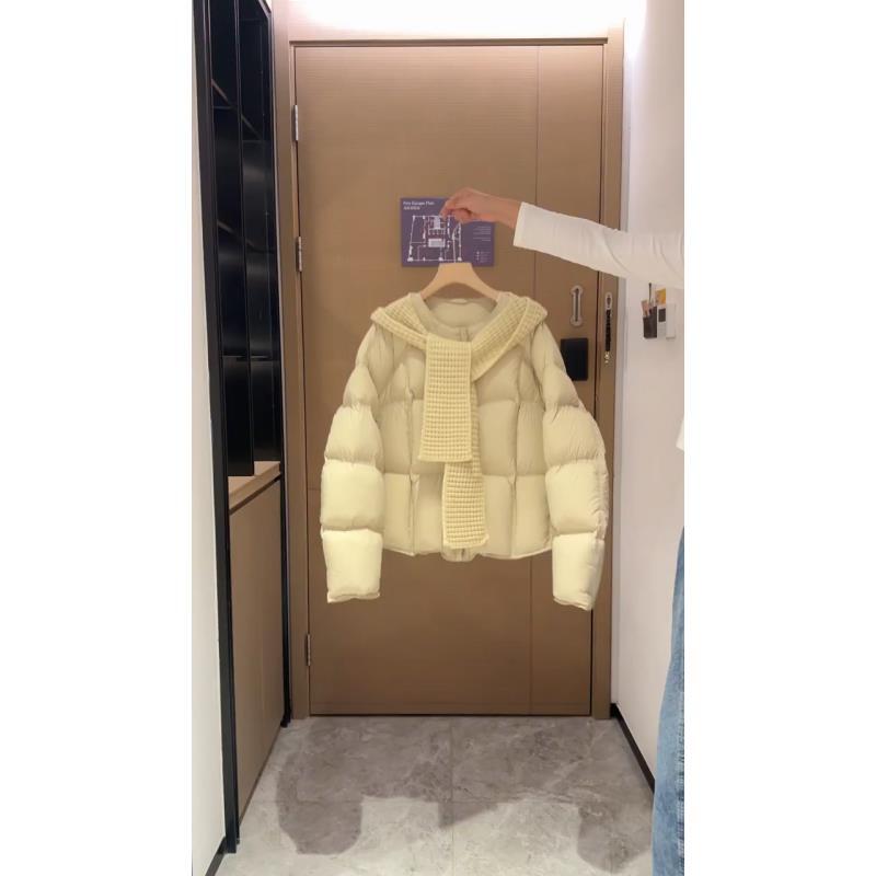 韩系短款黄色羽绒服女2025年冬季新款甜美小清新加厚保暖外套上衣