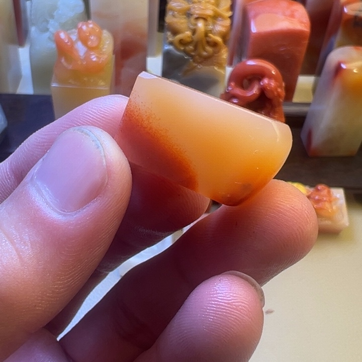 寿山石印石黄结晶8-14-26