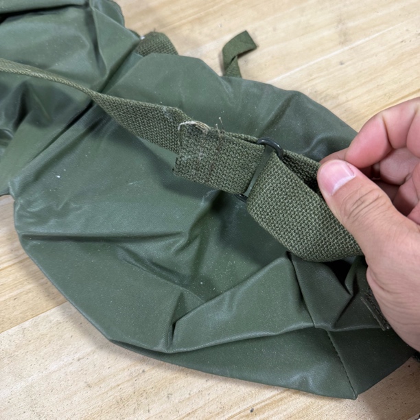 库存老物件防水布料辅料袋两头装工具袋子挎包