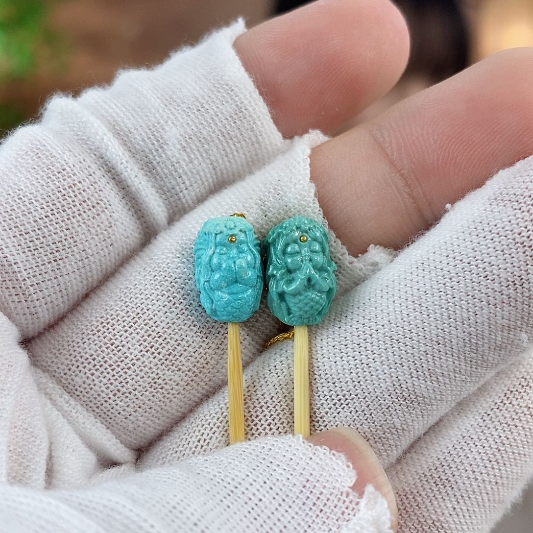 绿松石珠宝奇石未镶嵌