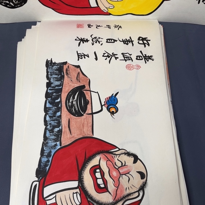 国画禅意画纯书画作品