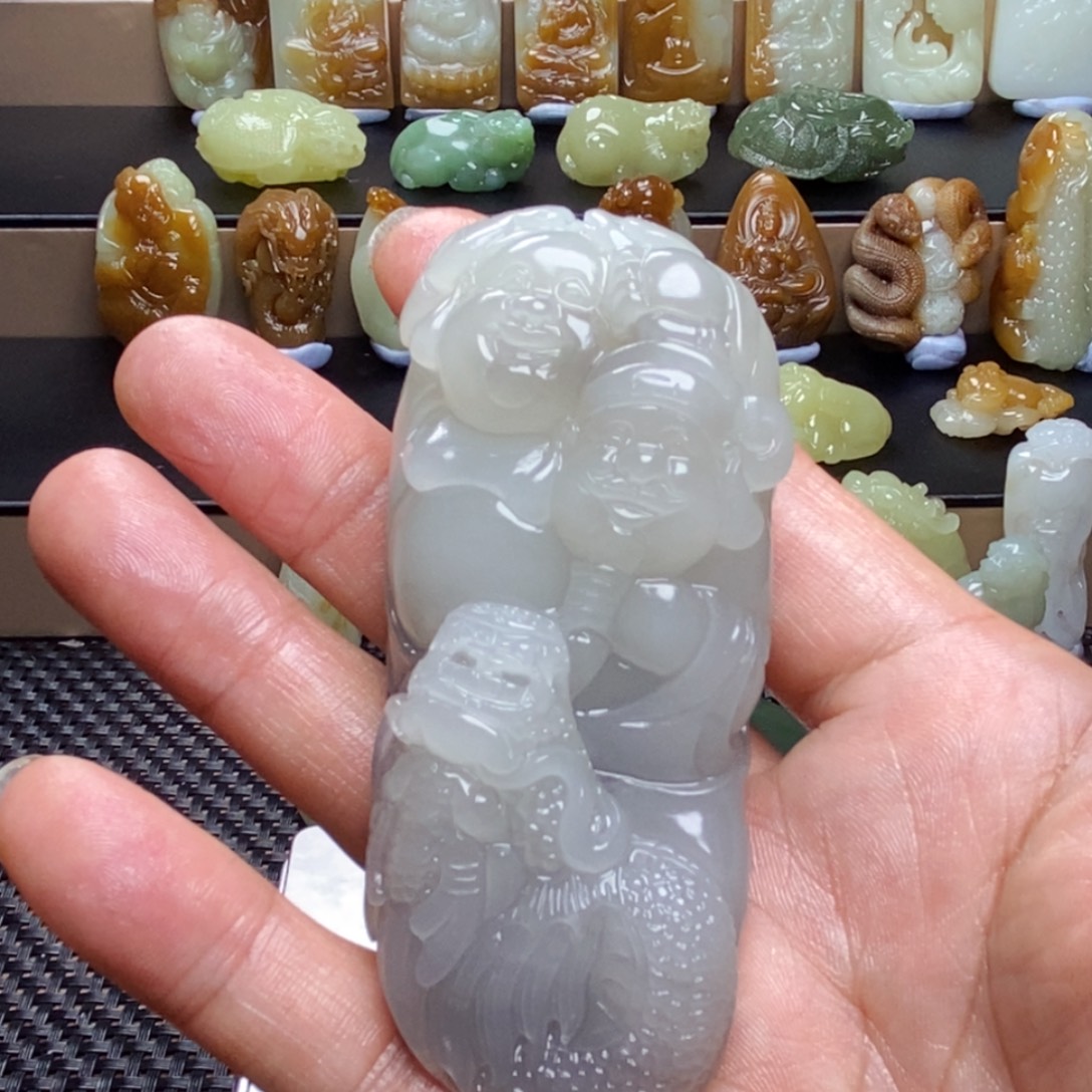 顺***$和田玉未镶嵌吊坠(不含链)