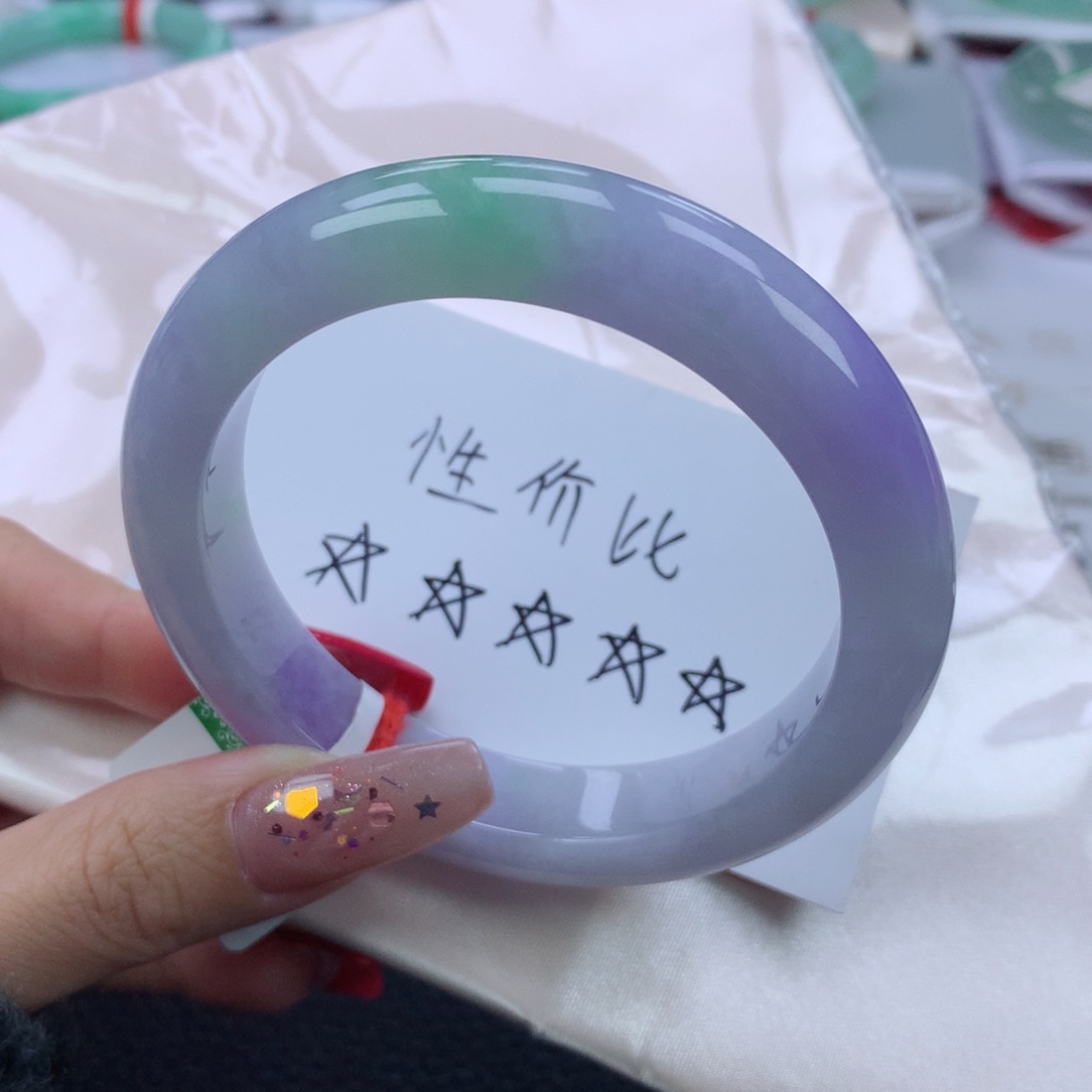 翡翠手镯未镶嵌61正圈