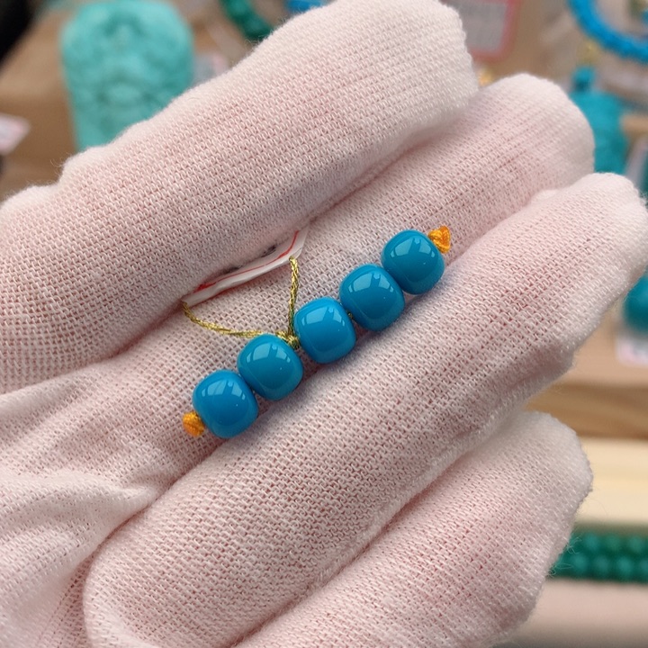 【闪购商品】绿松石配饰6.5mm未镶嵌