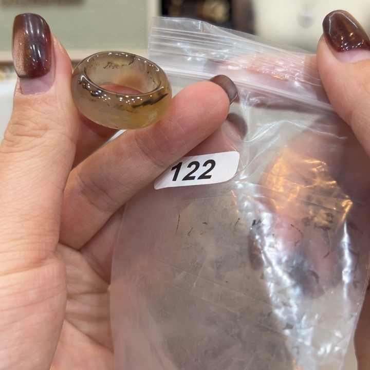 玛瑙/玉髓合金戒指122港18