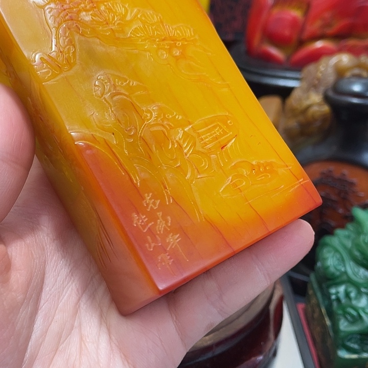 寿山石印石篆刻印章引首章闲章姓名章生日礼物