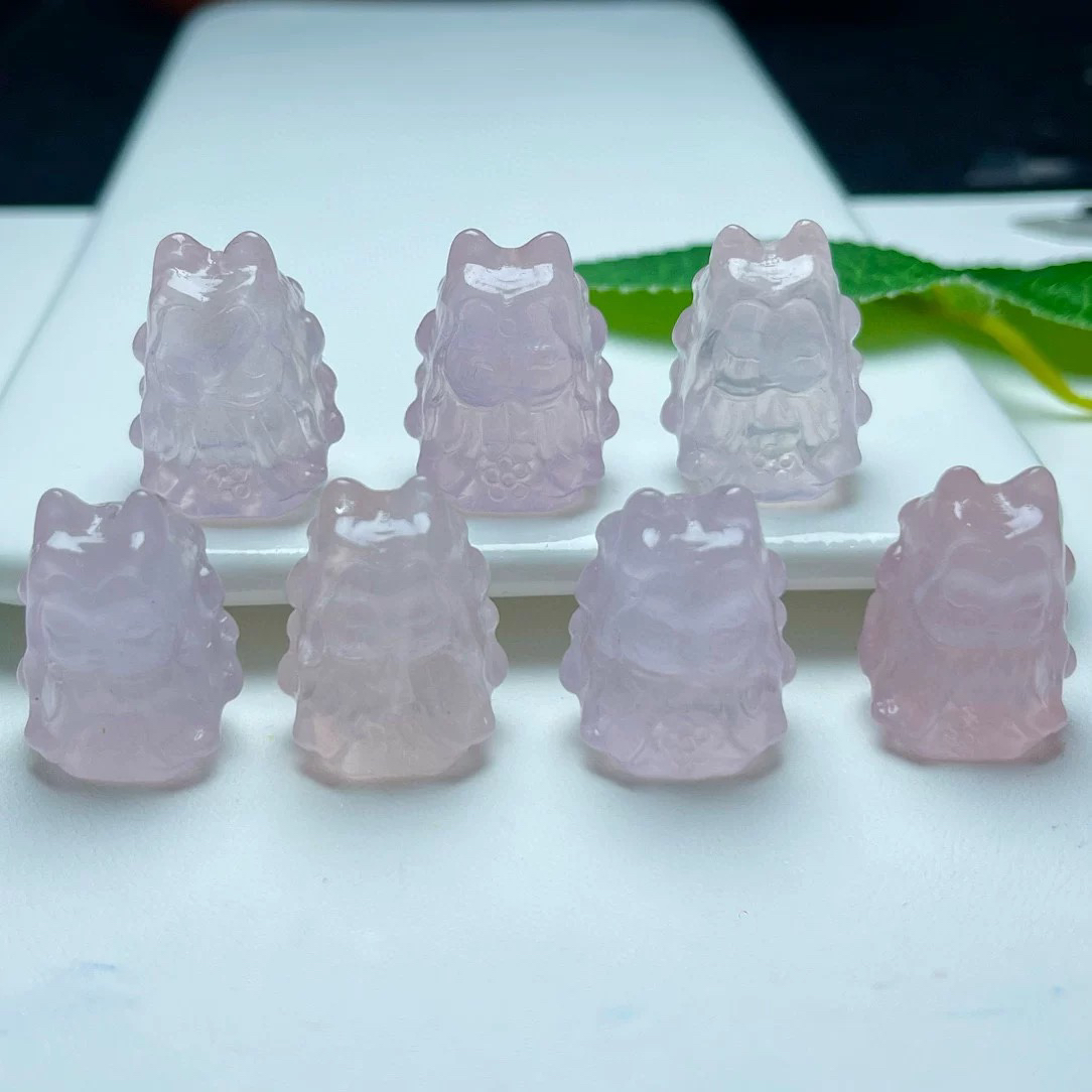 【可爱凤九】天然粉水可爱凤九单珠配件/多样性发其一