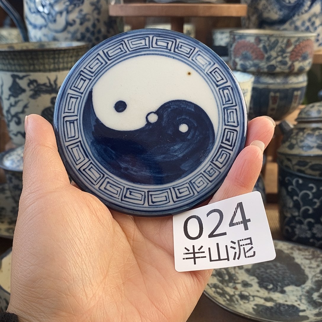 陶手工手绘青花高温陶瓷