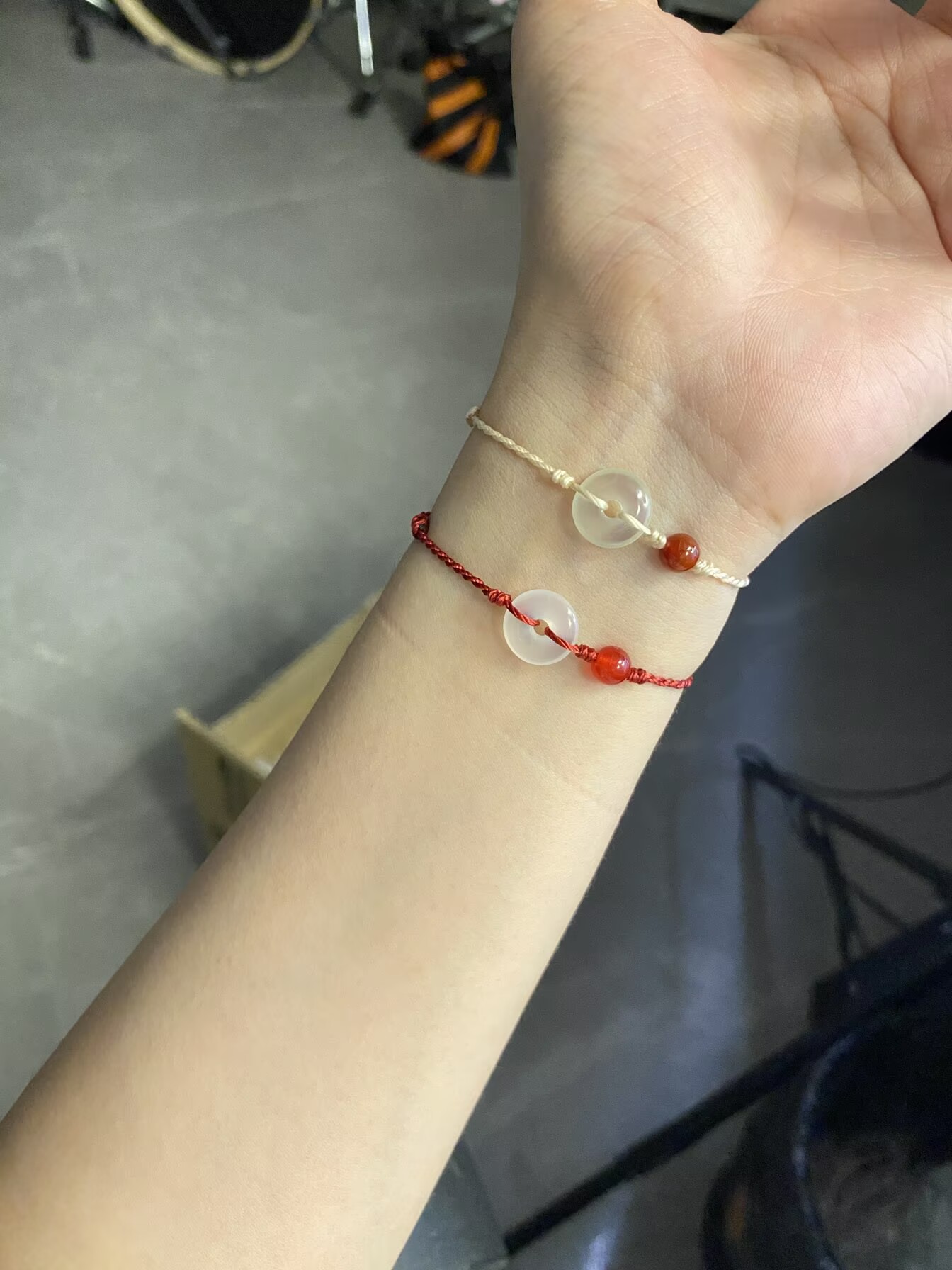 手链 心安 小众女男女通用可调节红绳