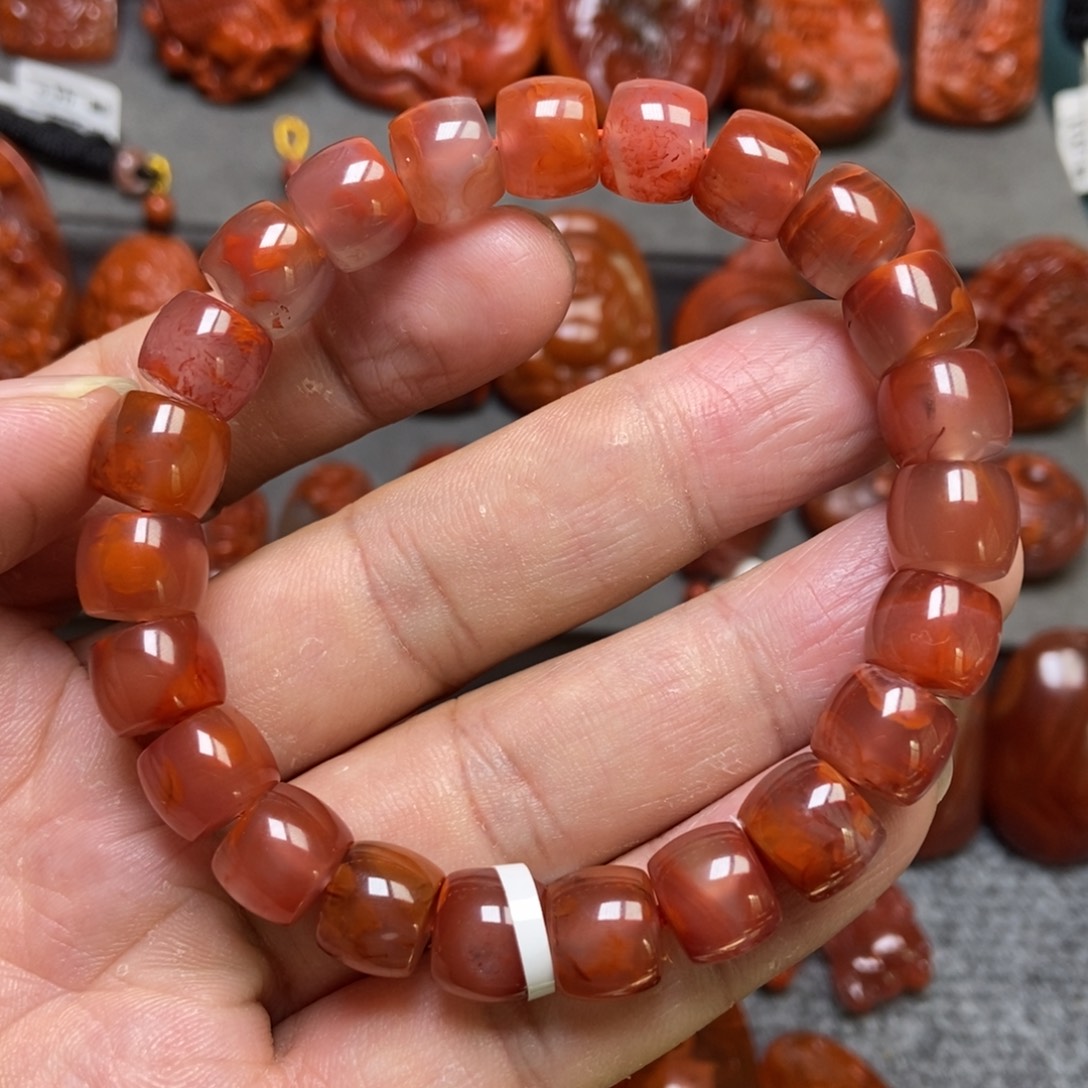 南红玛瑙未镶嵌手串10mm