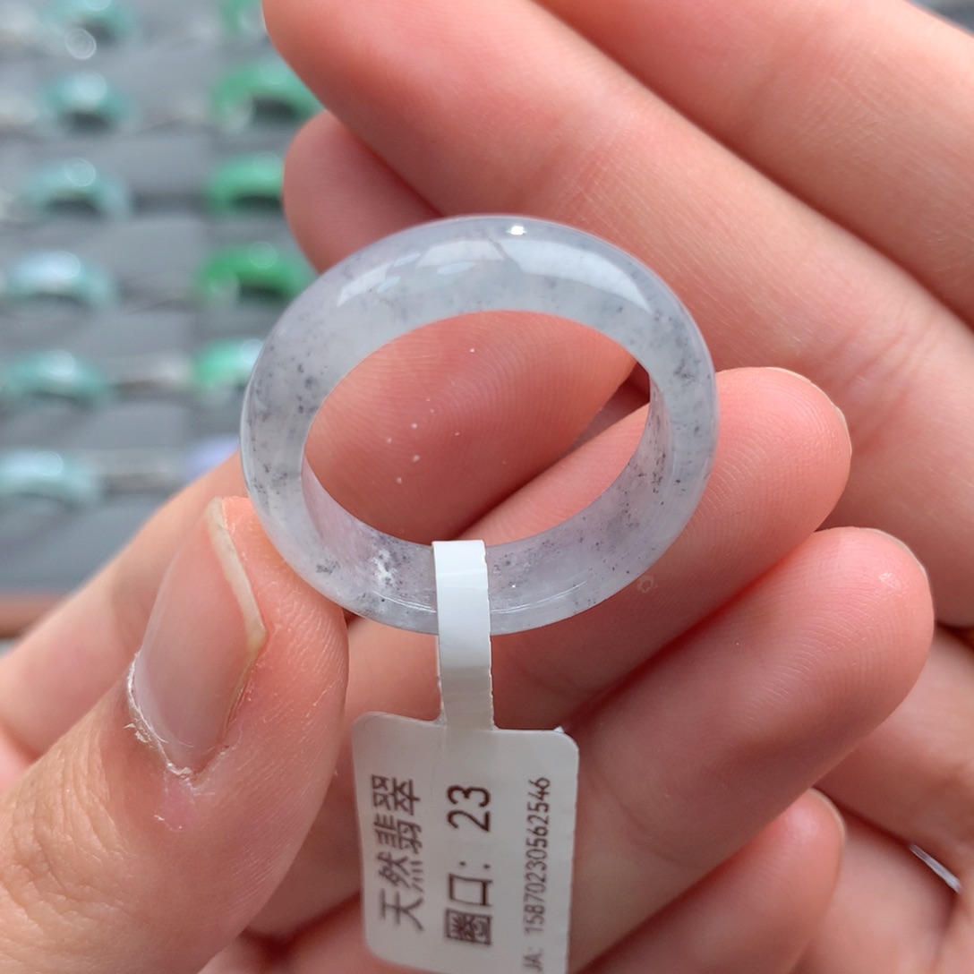 翡翠戒指未镶嵌天然