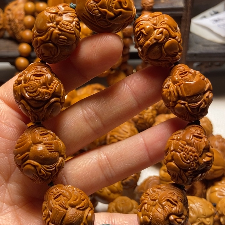 【闪购商品】橄榄核手串/手链八方财神