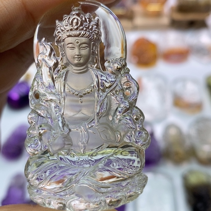 水晶颈饰未镶嵌Z****_定制