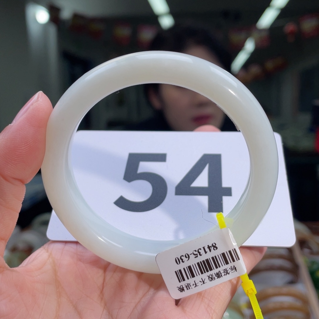 和田玉手镯未镶嵌新疆白