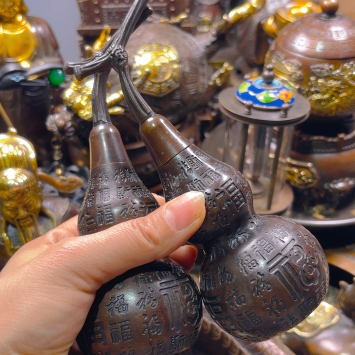 铜器摆件收收藏藏