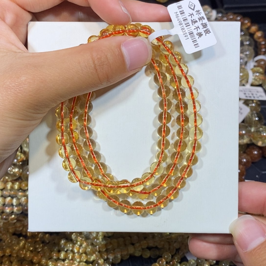 水晶手链未镶嵌手链6mm 瑾