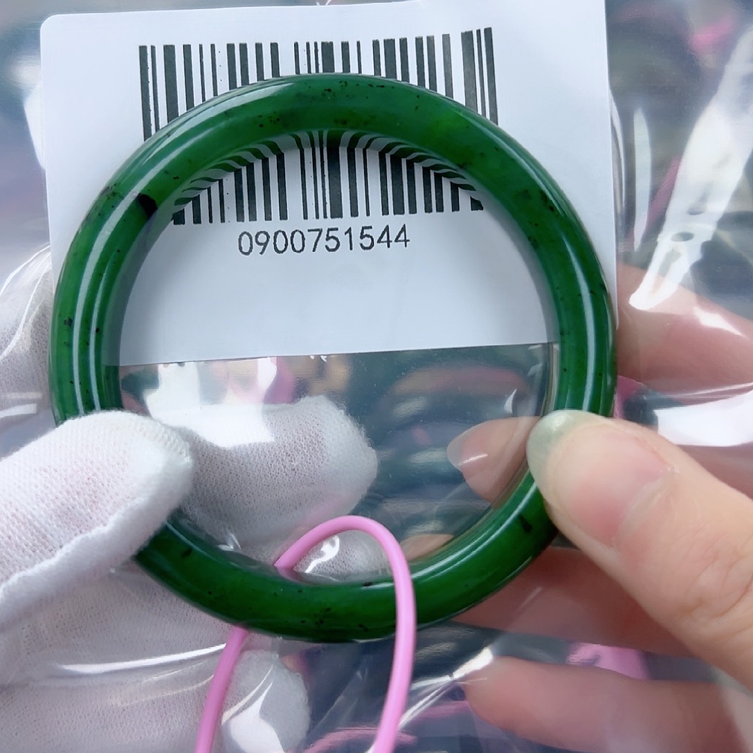 和田玉（碧玉）手镯未镶嵌5960