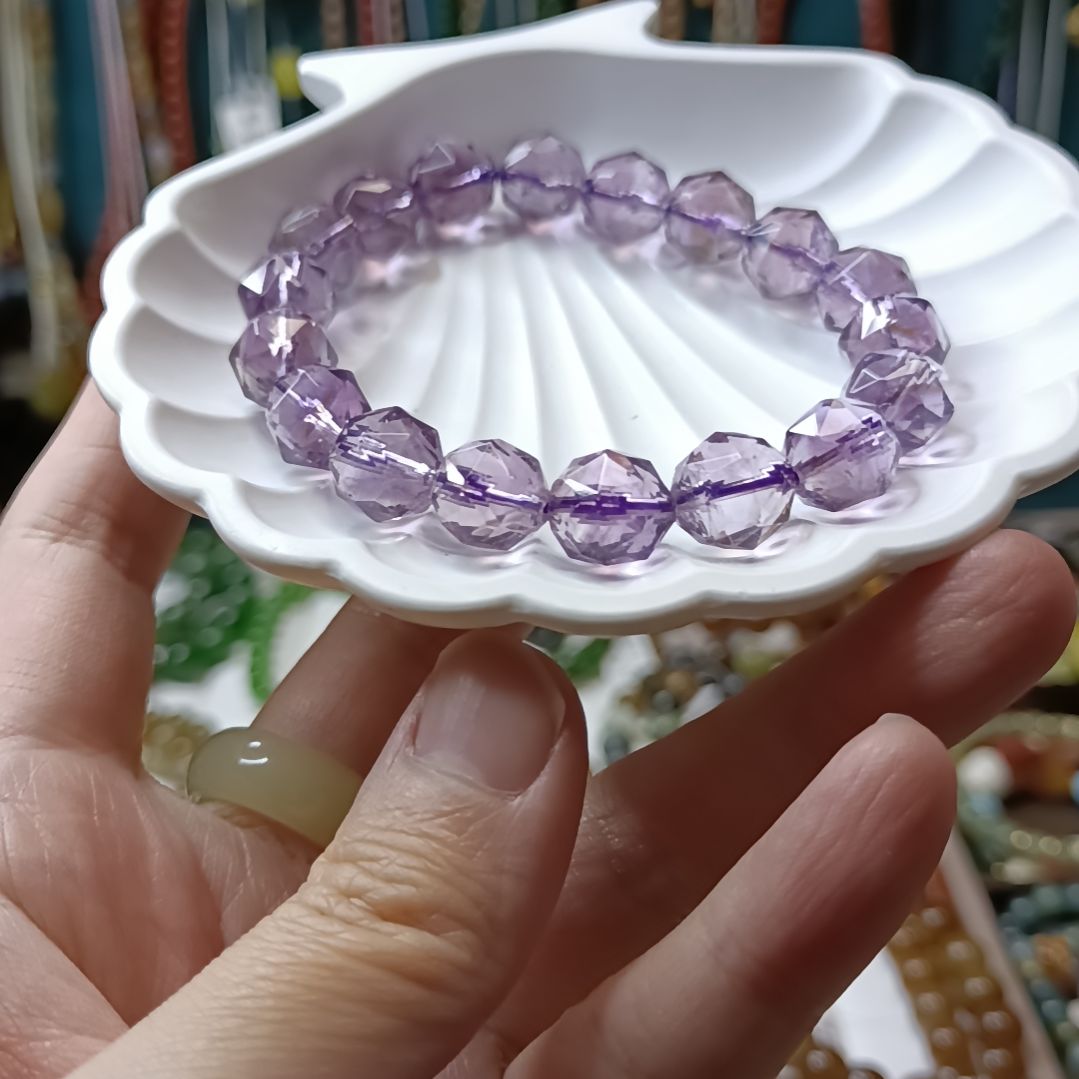 紫晶手链未镶嵌紫水晶手串