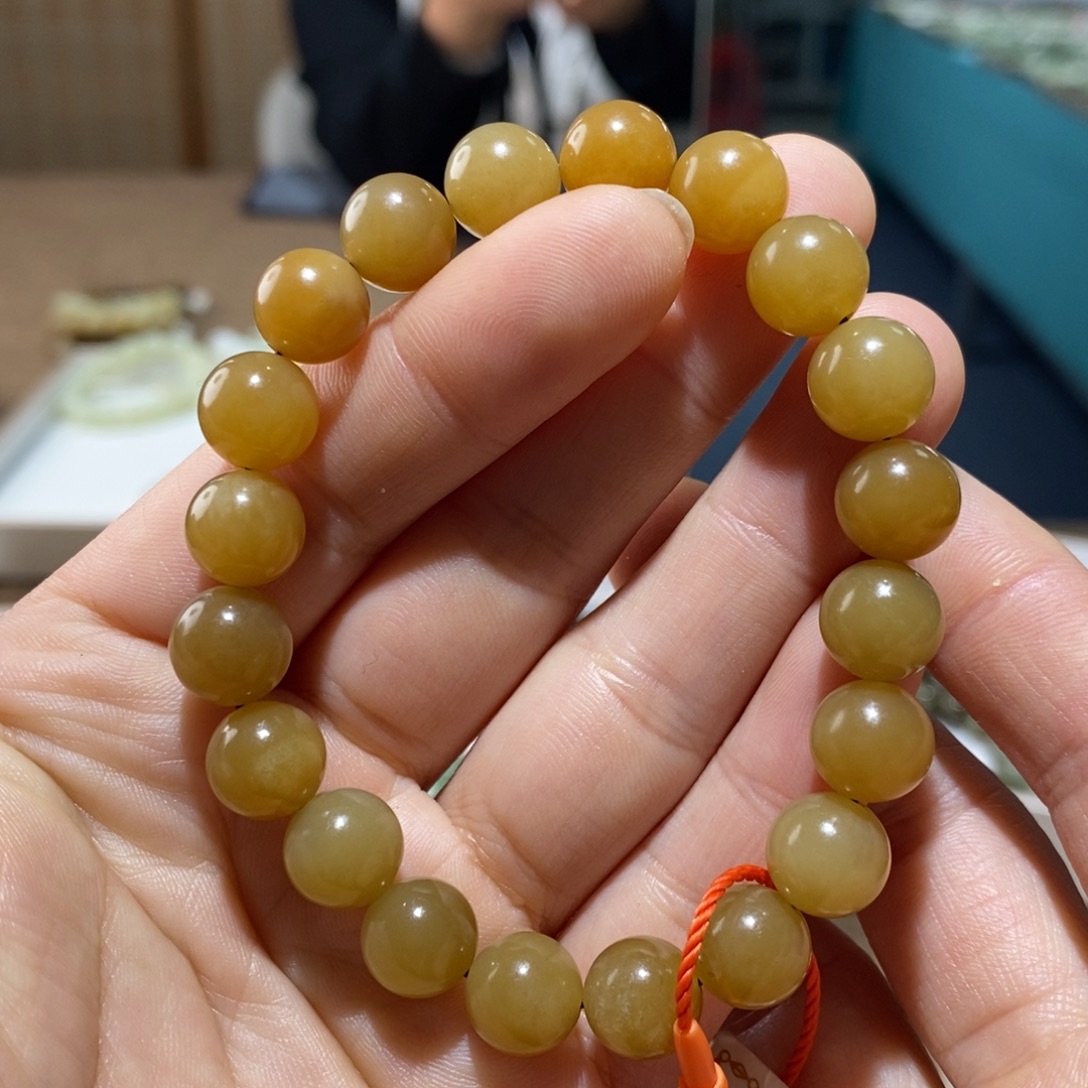 和田玉未镶嵌手链110
