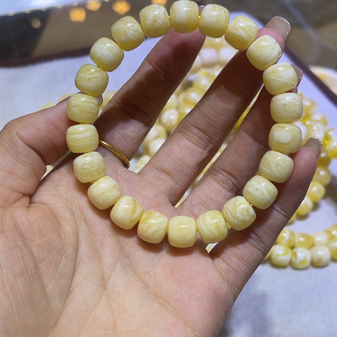 手链琥珀未镶嵌蜜蜡手串10.3