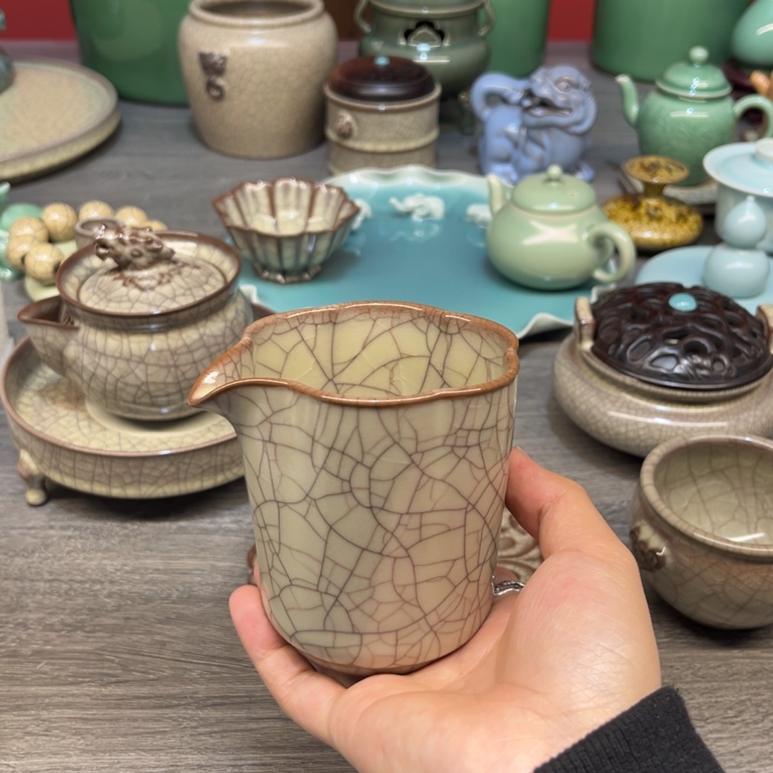 陈卫星 传世哥窑 公道杯