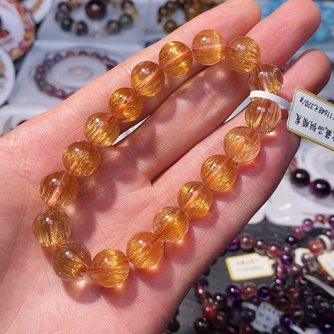 水晶未镶嵌手链铜顺发11.2