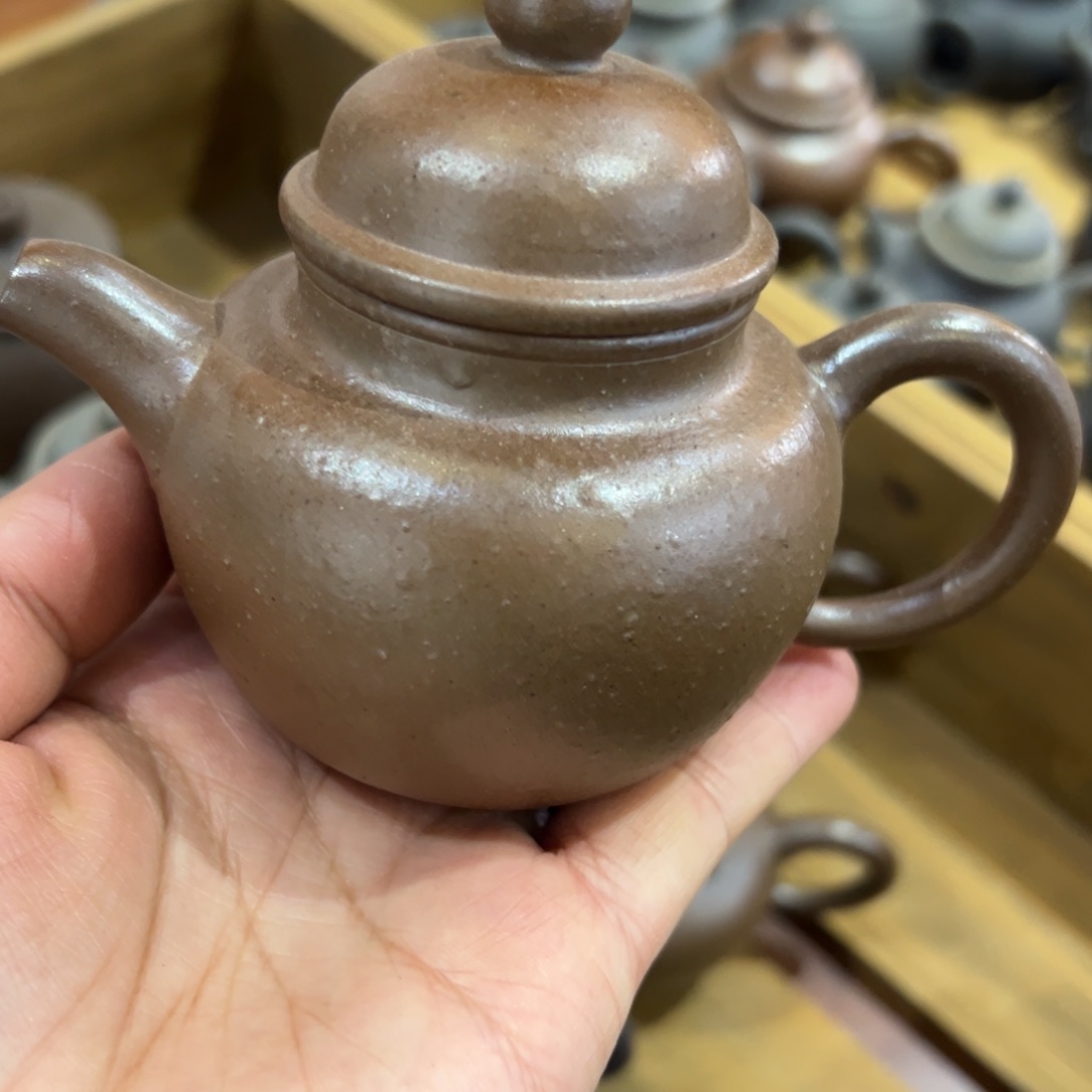 贵台龙窑柴烧茶壶98