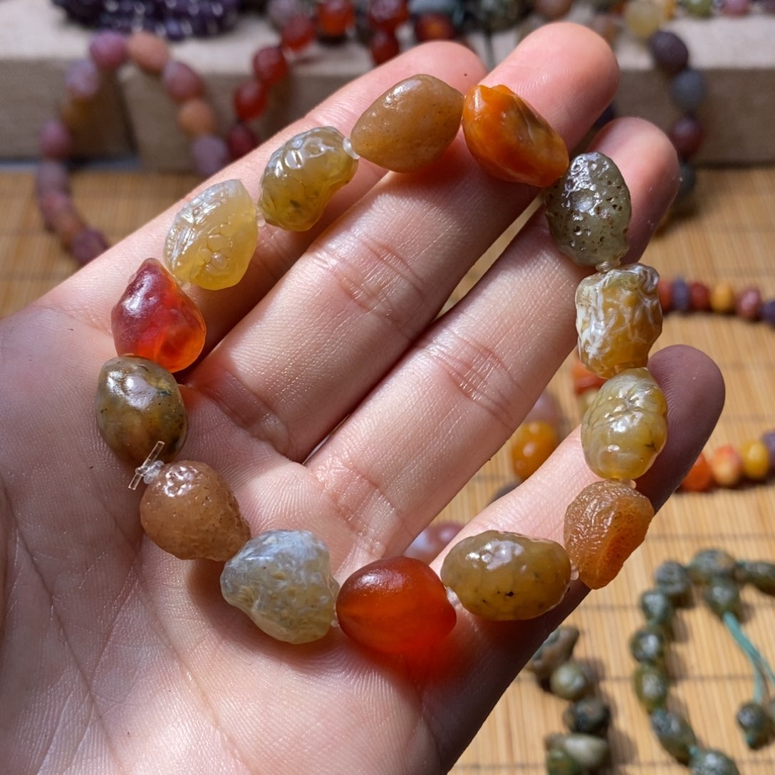 玛瑙/玉髓手链未镶嵌