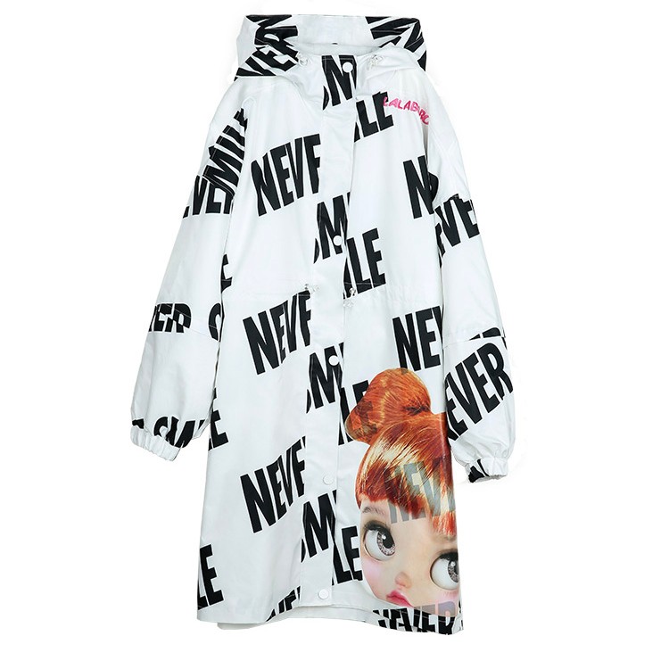 武汉(微瑕不退不换）女士机能连帽收腰单风衣|L20A-WSDW12