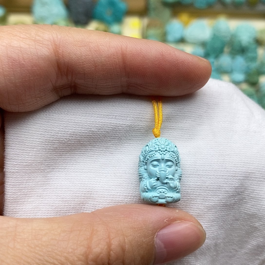 未镶嵌绿松石珠宝奇石