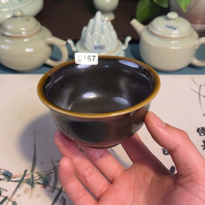 杯子瓷0167 青鸾汝瓷汝州发货