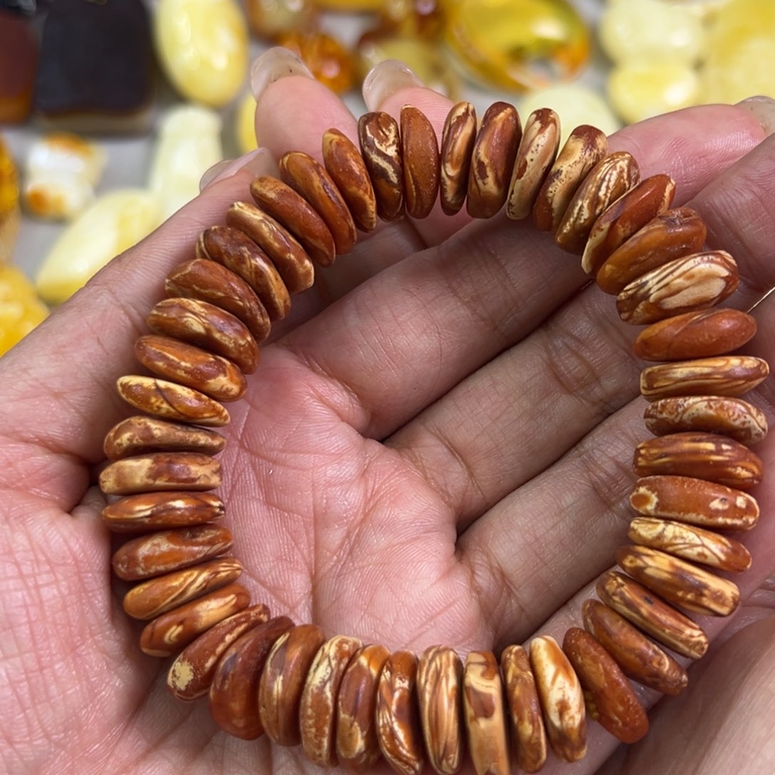 蜜蜡颈饰未镶嵌蜜蜡