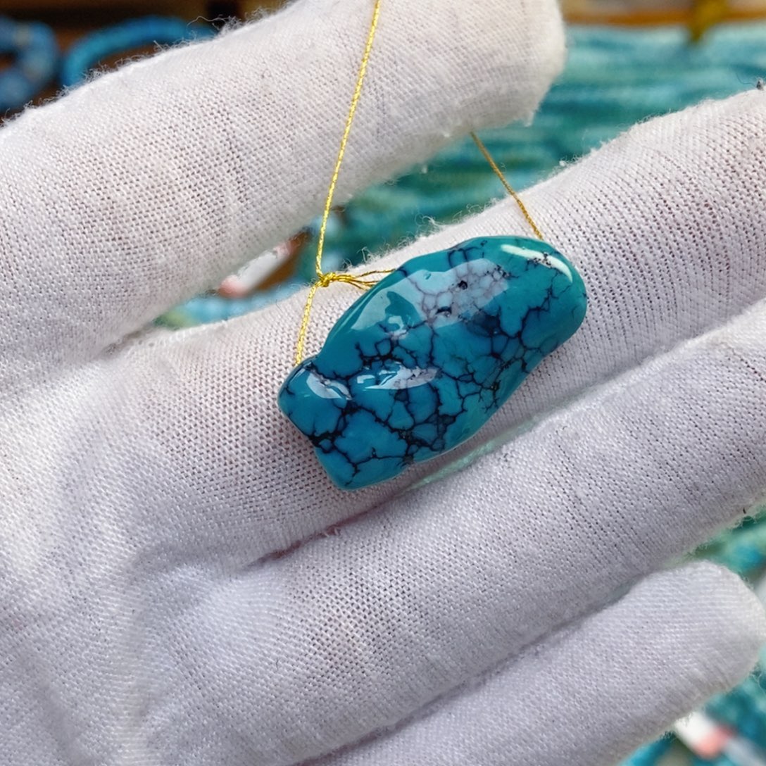 绿松石未镶嵌配饰