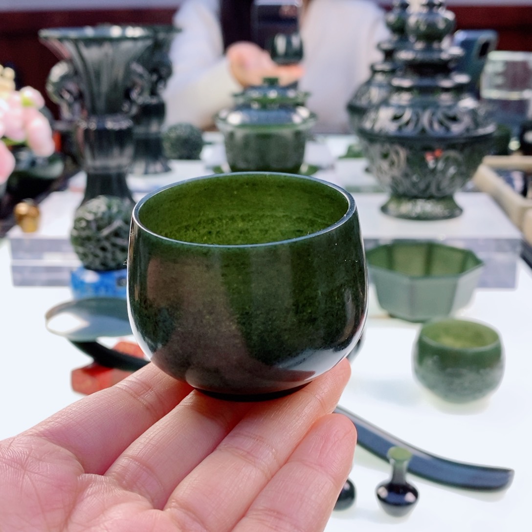 和田玉（青玉）挂件未镶嵌