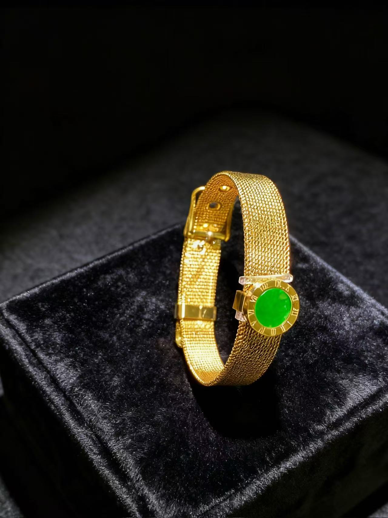 天然翡翠a货 复古翡翠手表