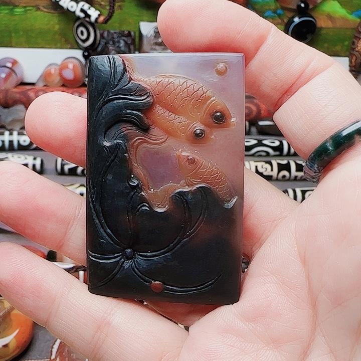 玛瑙/玉髓合金珠宝半成品