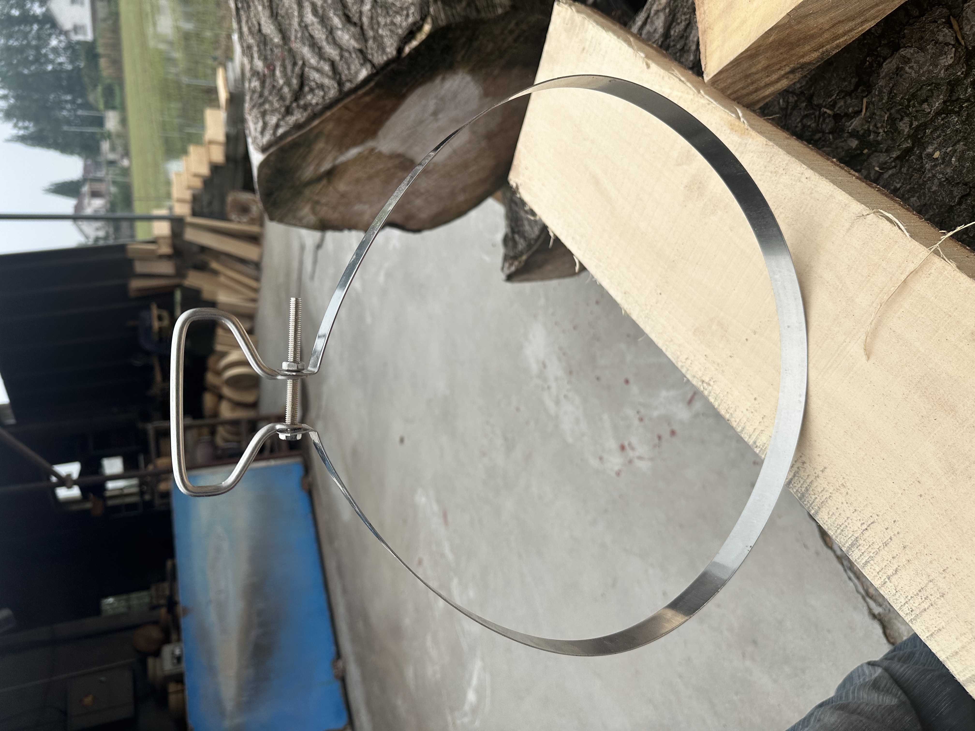 去皮正圆菜板适配304不锈钢钢圈（需配合菜板下单）