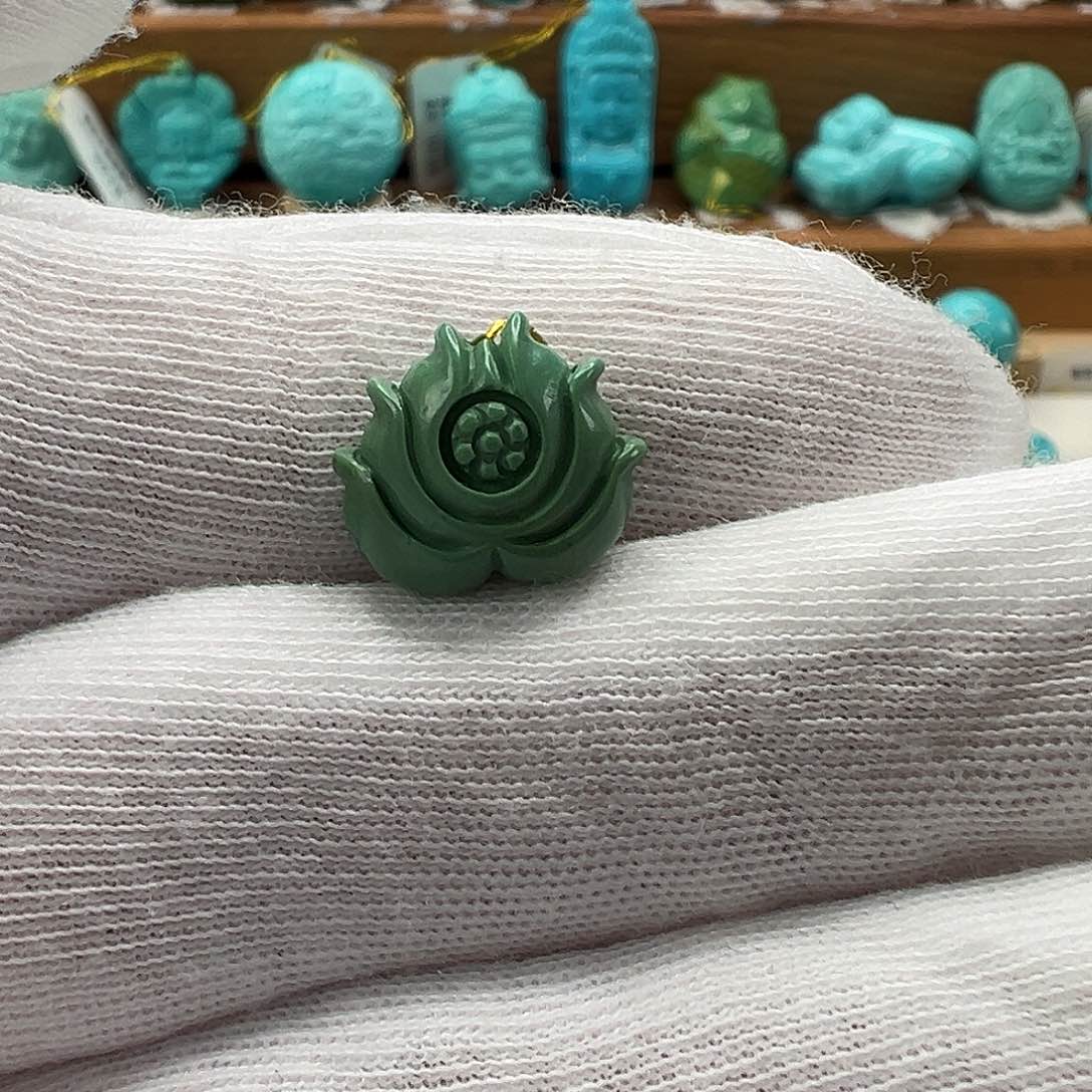 绿松石莲花 未镶嵌