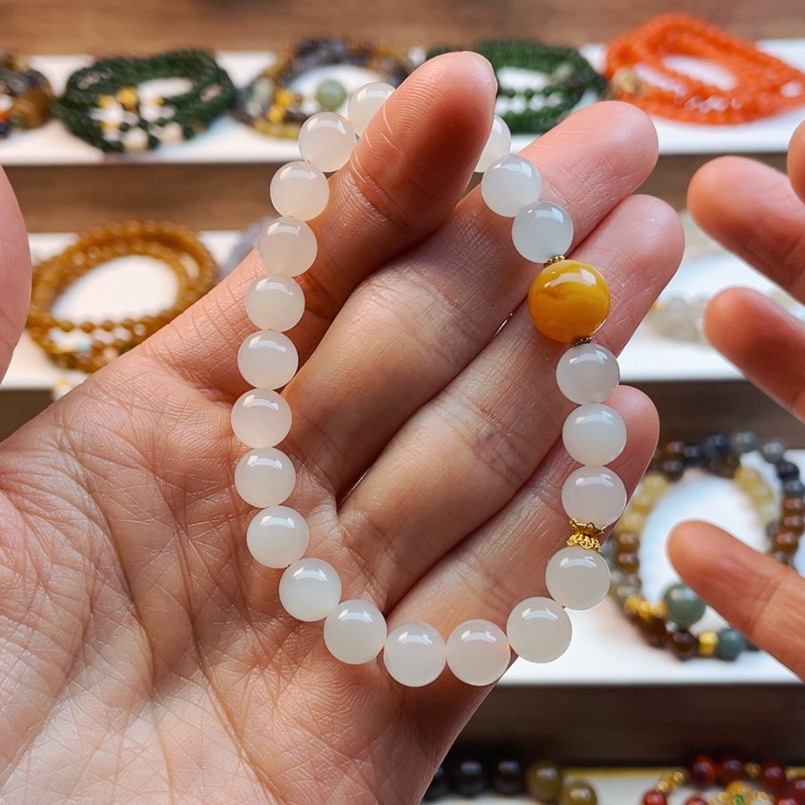 【闪购商品】和田玉手串未镶嵌