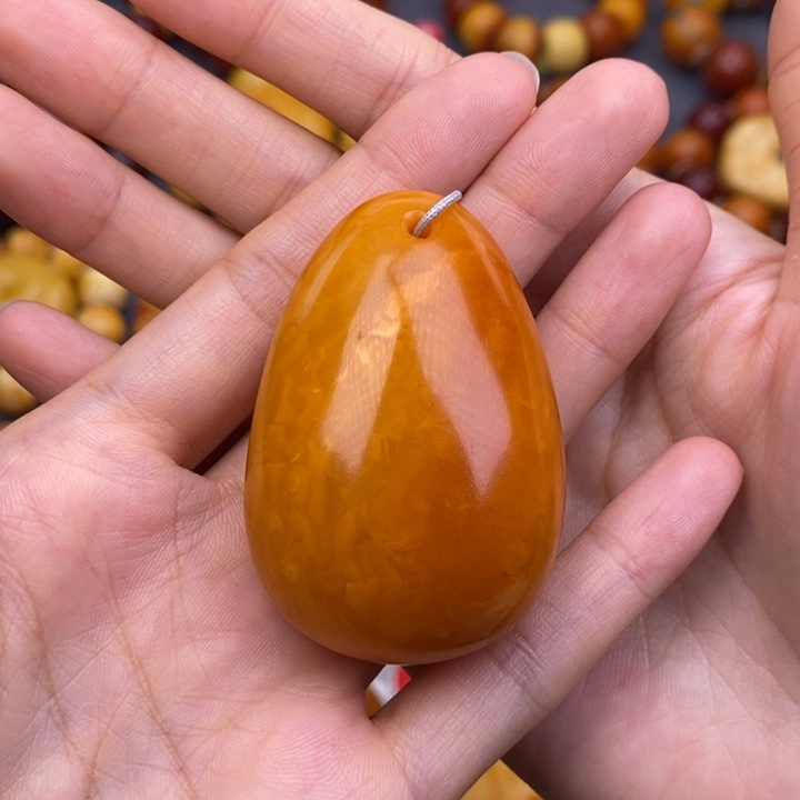 琥珀未镶嵌裸石蜜蜡M